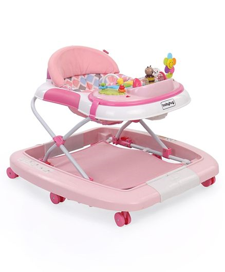 babyhug walker height adjustment